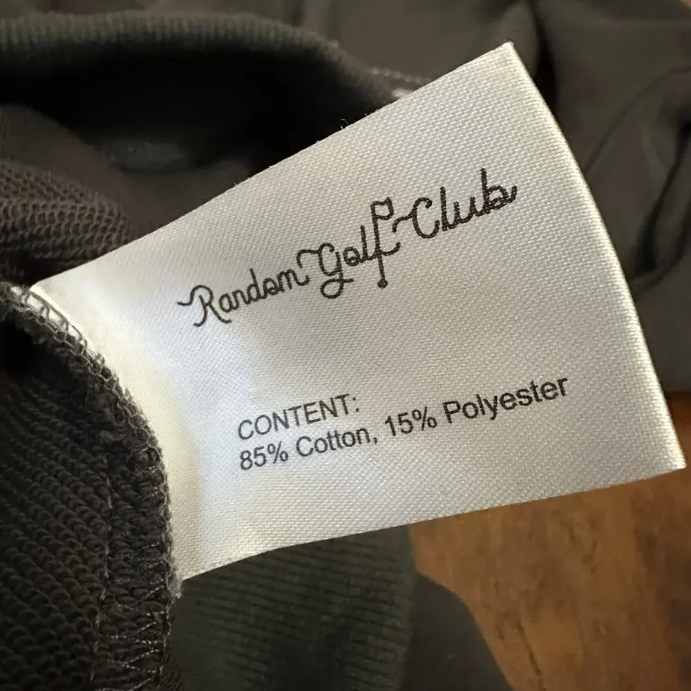 RANDOM GOLF CLUB Sweatshirt Charcoal Graphic Crewneck Athleisure Sports - Picture 7 of 9